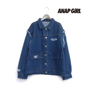 ANAP GiRL　アナップガール　子供服　23秋冬　2WAYデニムジャケット　60%OFF　セール　返品・交換不可｜billy-k