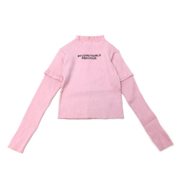 by LOVEiT　バイラビット　子供服　23春　袖取り外しニット　60%OFF　セール　返品・交換...