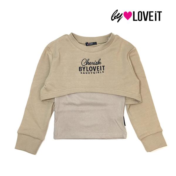 by LOVEiT　バイラビット　子供服　23秋　ショート丈プルオーバータンクトップセット　60%O...