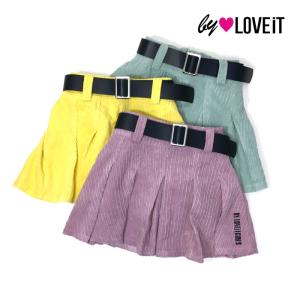 by LOVEiT　バイラビット　子供服　23冬　ベルトつきコーデュロイローライズミニスカ　60%OFF　セール　返品・交換不可｜billy-k