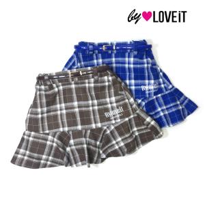 by LOVEiT　バイラビット　子供服　23冬　インパンつき切り替えマーメイドチェックスカート　60%OFF　セール　返品・交換不可｜billy-k