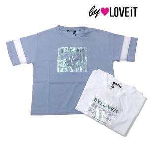 by LOVEiT　バイラビット　子供服　24春　オーロラパッチ半袖Tシャツ｜billy-k