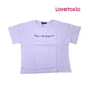 Lovetoxic　ラブトキシック　子供服　メッセージロゴ990半T　セール　返品・交換不可｜billy-k