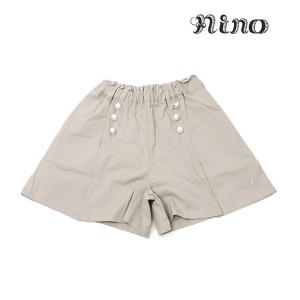 nino　ニノ　子供服　24春夏　パール釦ショートパンツ　110cm〜120cm｜billy-k