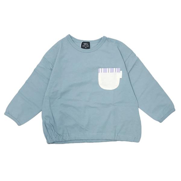 petit main　プティマイン　子供服　24春　オーガニック　柄ポケットTシャツ　30%OFF　...