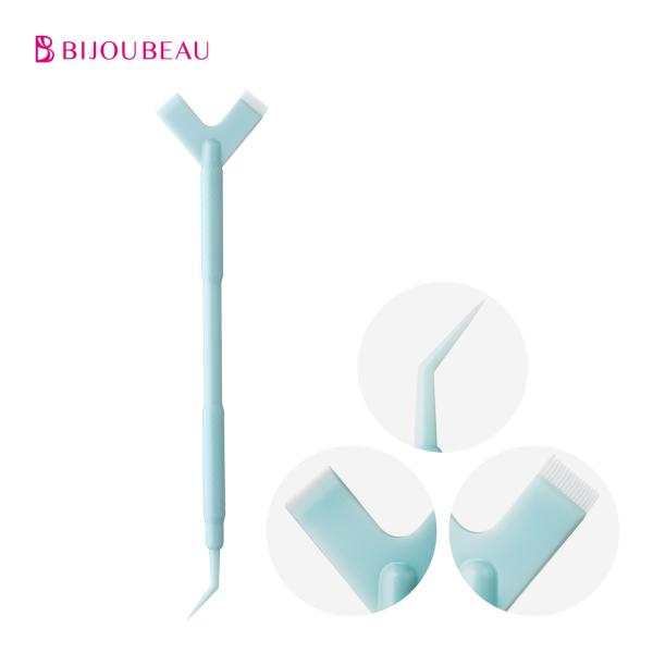 まつ毛パーマ リフティングツールブラシ Y字ブラシ スティック ブラシ マツパ ネコポス便対応 3個...