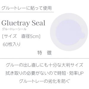 グルー トレー プレート シール 60枚セット...の詳細画像1