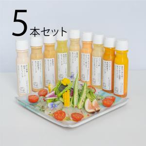 ドレッシングギフトセット5本 [ にんじん / らっきょう / スダチ / フレンチ / マンゴー ]
