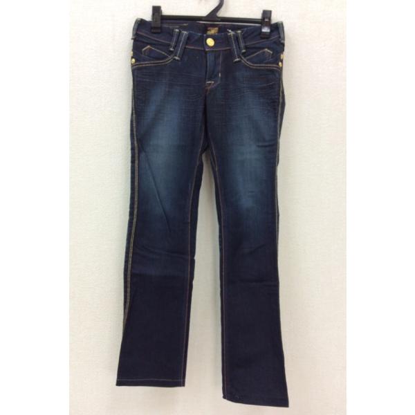 ブラッパーズ　濃紺ジーンズ 色落ち、ヒゲ加工 金ボタンや刺繍でゴージャス！