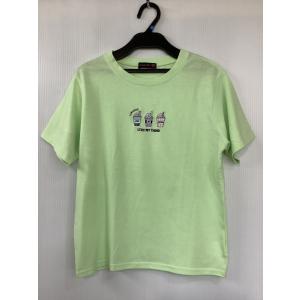 ラブトキシック　ラブトキシック ライトグリーンTシャツ ドリンクの刺繍 ガールズ サイズL(160)