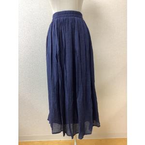 ソウルベリー ネイビーちりめん生地 ウエストゴム...の商品画像