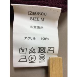 ソウルベリー ソウルベリー えんじ色ニット 衿...の詳細画像4
