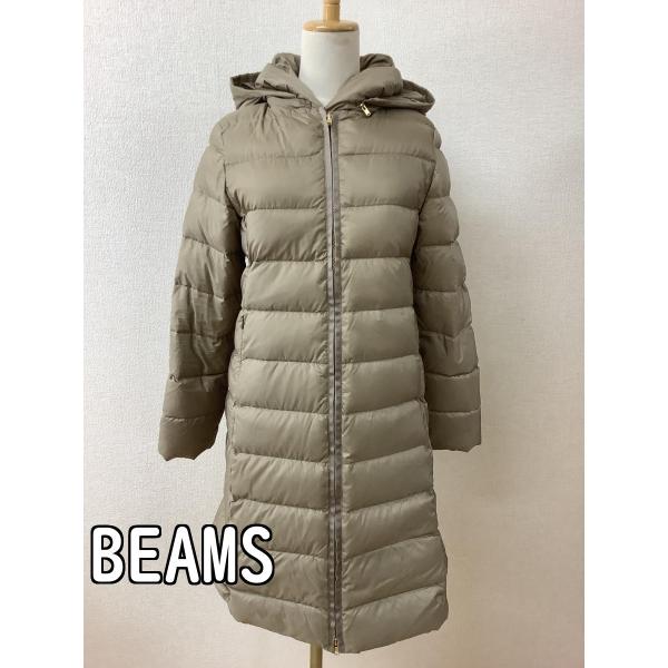 ビームス (BEAMS) B:MING　ベージュ ダウン80%コート サイズS