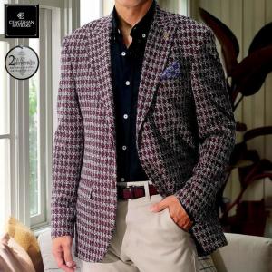 テーラードジャケット グレンチェック チェック 千鳥 千鳥格子