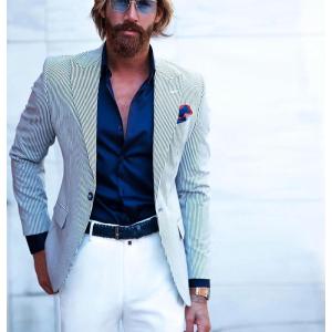 シアサッカージャケット サマージャケット テーラードジャケット