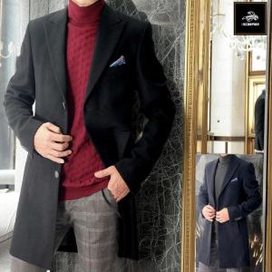 チェスターコートメンズ ダブルブレスト コート メンズ ハーフコート