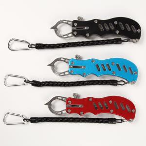 フィッシュグリップ 軽量コンパクト 釣り 魚つかみ ストラップ付