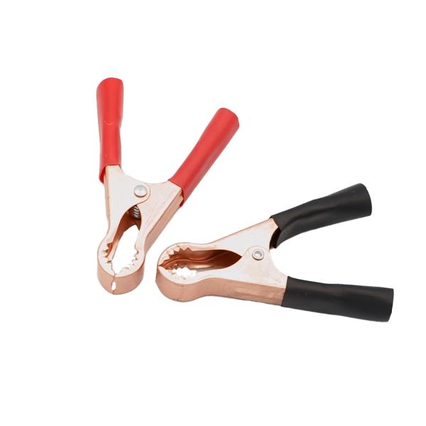 バッテリークリップ 赤と黒 50A ワニ口クリップ バッテリーブースターケーブル