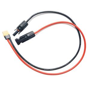 RIZ PLUS XT60-MC4充電ケーブル 50cm 12AWG ソーラーパネル ポータブル