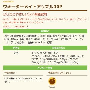 名糖産業 ウォーターメイト 30P アップル味...の詳細画像1