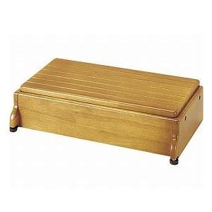 アロン化成 安寿　木製玄関台　高さ調整タイプ　S60W-30-1段 / 535-576　ライトブラウ...