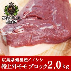 猪肉 ジビエ 熟成 特上外モモ肉 ブロック 2kg前後