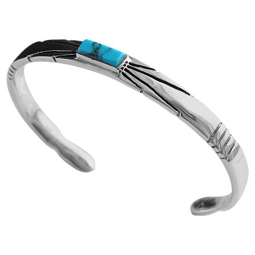 ブレスレット メンズ シルバー925 ターコイズ 天然石 ネイティブ バングル デザインブレスレット...