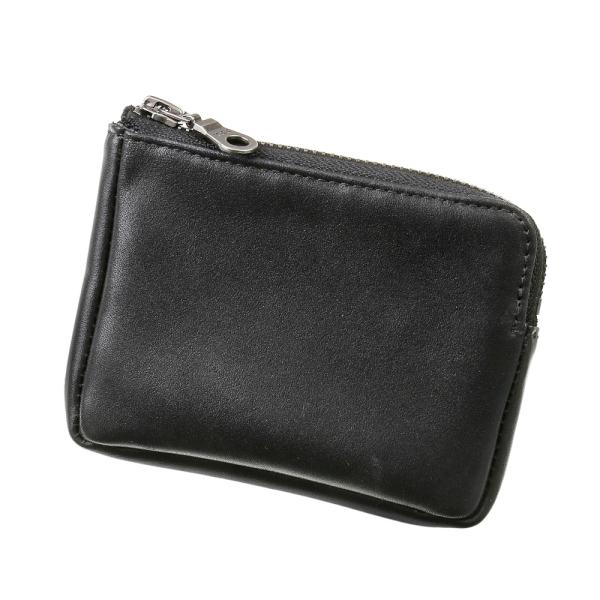 ポーチ 小物入れ レザー 革 ミニ財布 カード収納 イヤホンケース シンプル コンパクト カード入れ...