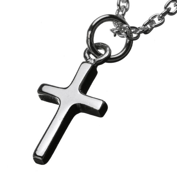 ネックレス メンズ レディース シルバー925 ペンダントトップのみ クロス 十字架 シンプル 小さ...