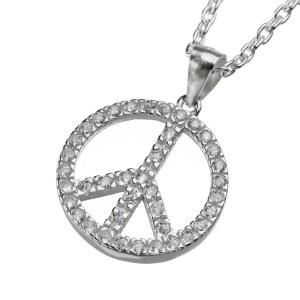 Needles ピースマーク　シルバー925 ネックレス PEACETREE | ピースツリー