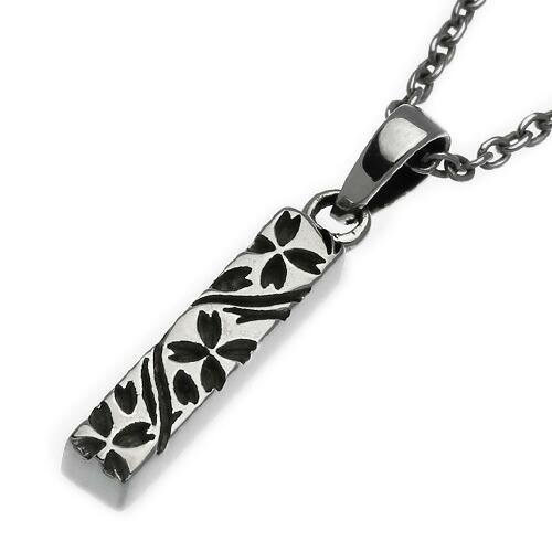 和柄 桜ネックレスペンダントトップ メンズ シルバー925 サクラ チェーン別売り レディース 和風...