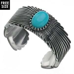 22号) ステンレス ターコイズリング ネイティブ インディアン