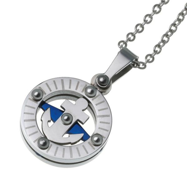 ネックレス 送料無料 メンズ レディース アレルギー対応 ステンレス ペンダント チェーン セット ...