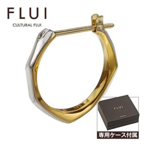 FLUI（フルイ） ツイスト フープピアス メンズ 片耳用 シルバー925 K10