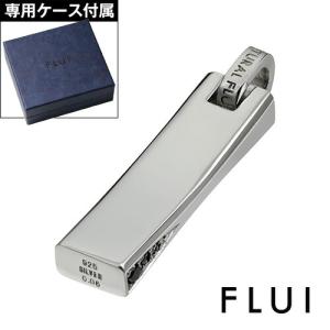 FLUI（フルイ） ブラックダイヤモンドスクエアネックレス メンズ