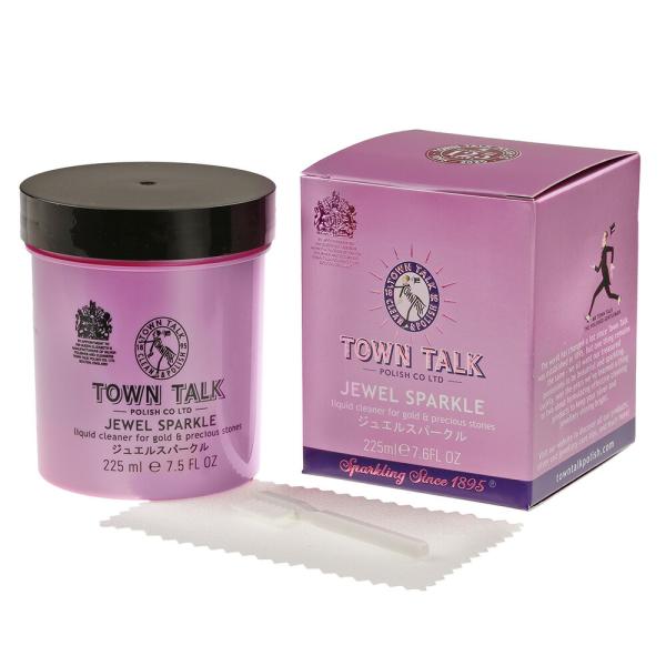 ジュエリークリーナー 洗浄液 ジュエリー磨き 液体 ジュエルスパークル225ml 磨き布 クロス付き...