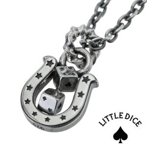 ネックレス メンズ 送料無料 ブランド ホースシュー トランプ ダイス ペンダント LITTLE DICE シルバー925 アクセサリー 馬蹄 サイコロ シルバーネックレス