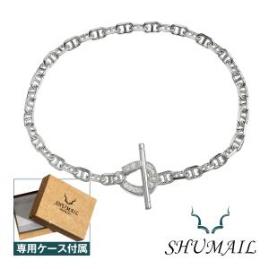 ブレスレット ロロマリーナチェーン ブランド SHUMAIL 公式 メンズ レディース シルバー925 ホースシュー 馬蹄 マンテルチェーン ペアブレスレット シュメール｜binich