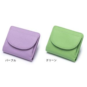 24時間内発送 ミニ財布 二つ折り財布 本革 ...の詳細画像4