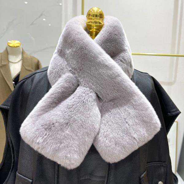 24時間内発送 送料無料 ファーマフラー レディース フェイクファー エコファー モフモフ ティペッ...