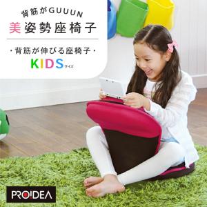 クーポン発行中 ドリーム 背筋がGUUUN 美姿勢座椅子コンパクト（キッズサイズ）椅子 かわいい 骨盤矯正 姿勢 腰・背中リクライニング ストレッチ メーカー直送