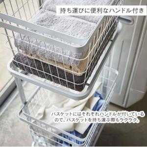 山崎実業 tower ランドリーワゴン+バスケ...の詳細画像4