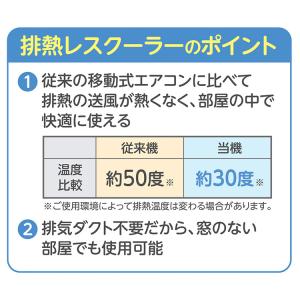 2026年最新 ハイブリット式排熱レスエアコン...の詳細画像2