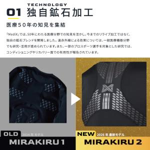 MIRAKIRU2 ノースリーブ 独自鉱石加工...の詳細画像3