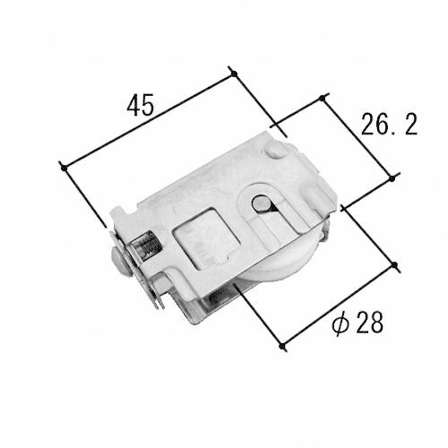 2個セット 三協立山アルミ 補修部品 戸車 PYTO180 はるか 季更 アペックス アンテオ