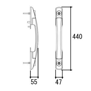 玄関ドア バーハンドル 交換の商品一覧 通販 Yahoo ショッピング