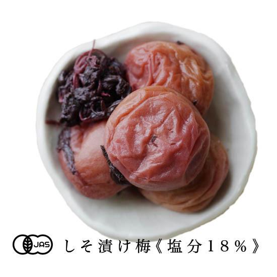 有機JAS認証梅干し しそ漬け梅 深見梅店（オーガニックうめぼし）和歌山県産[100g]《常温便》