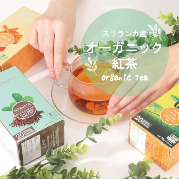 ( 送料無料 ) オーガニック紅茶 20包入り ( スリランカ産 ) 有機セイロンティー 紙製ティー...