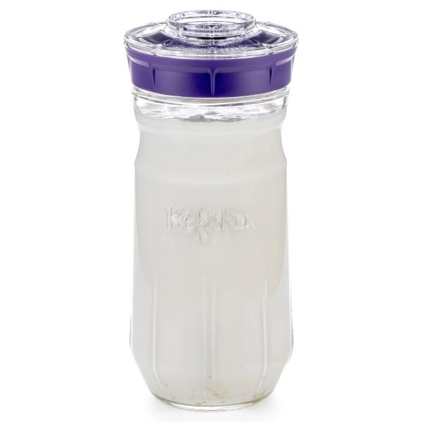 Kefirko ケフィアメーカー 1400ml （バイオレット） 発酵食品 ミルクケフィア ウォータ...