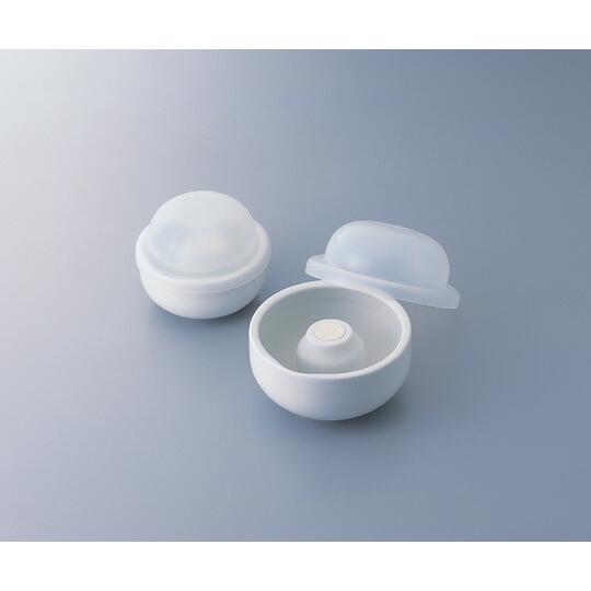 中容量マグネット乳鉢セット　８０ｇ磁製　【あす楽】【アズワン】